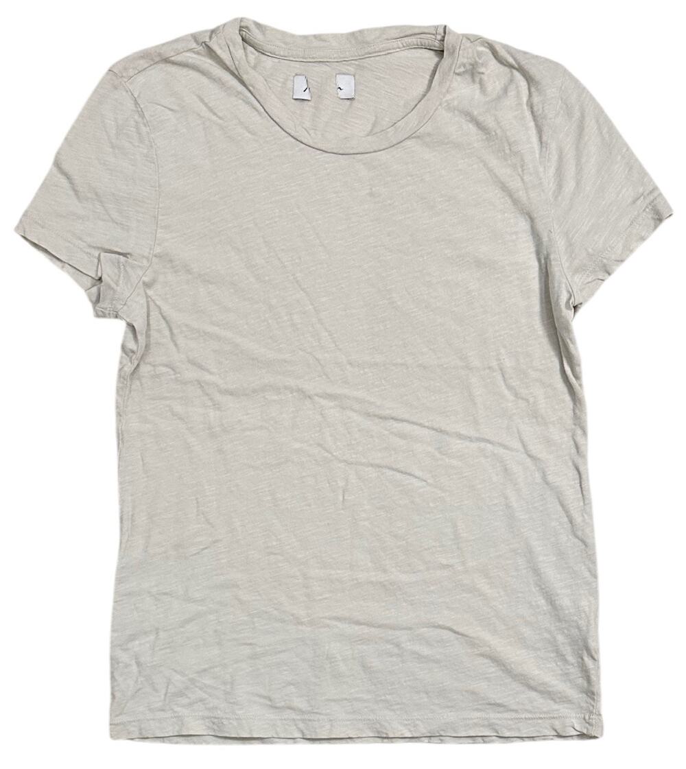 Rowan Women's Tyler Slub Cotton Short Sleeve Top Tee T-Shirt in Beige